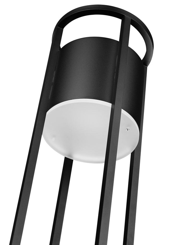 Z-Lite Lighting 517PHM-519P-BK-LED  Luca Outdoor Black