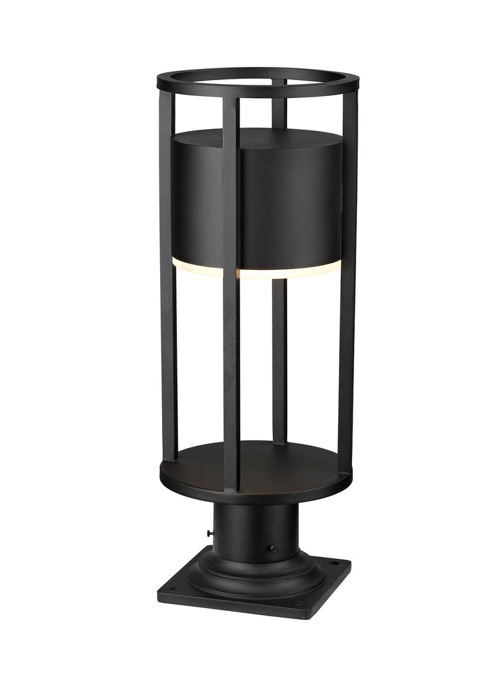 Z-Lite Lighting 517PHM-533PM-BK-LED  Luca Outdoor Black