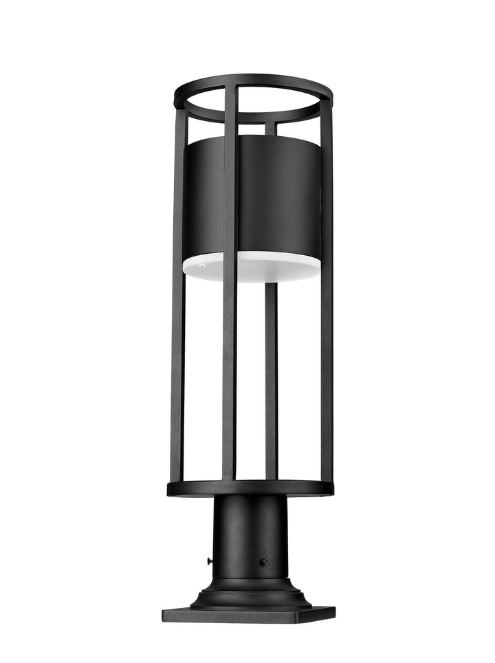 Z-Lite Lighting 517PHM-533PM-BK-LED  Luca Outdoor Black