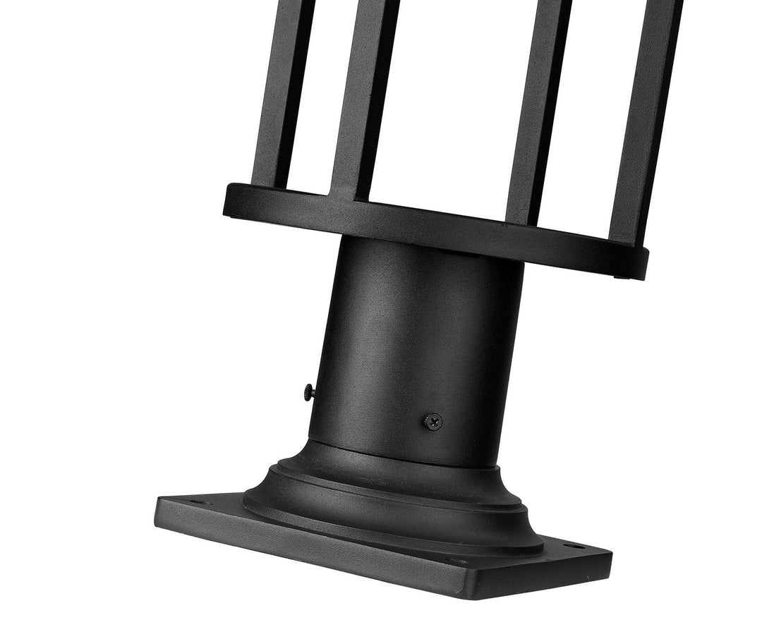 Z-Lite Lighting 517PHM-533PM-BK-LED  Luca Outdoor Black