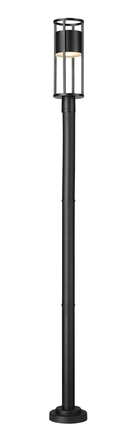 Z-Lite Lighting 517PHM-567P-BK-LED  Luca Outdoor Black