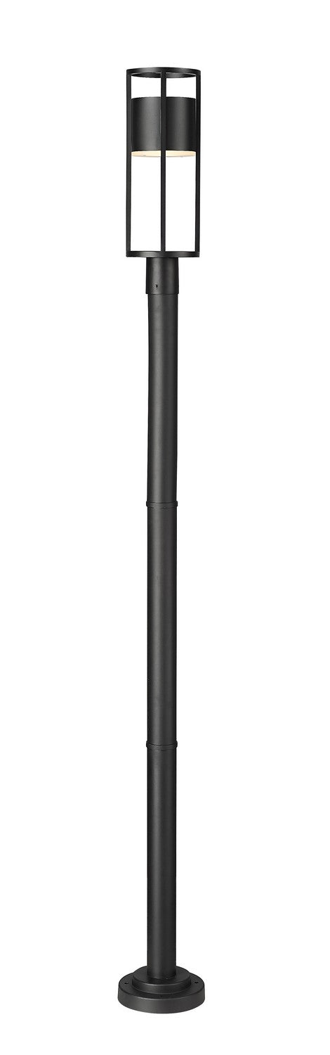 Z-Lite Lighting 517PHM-567P-BK-LED  Luca Outdoor Black