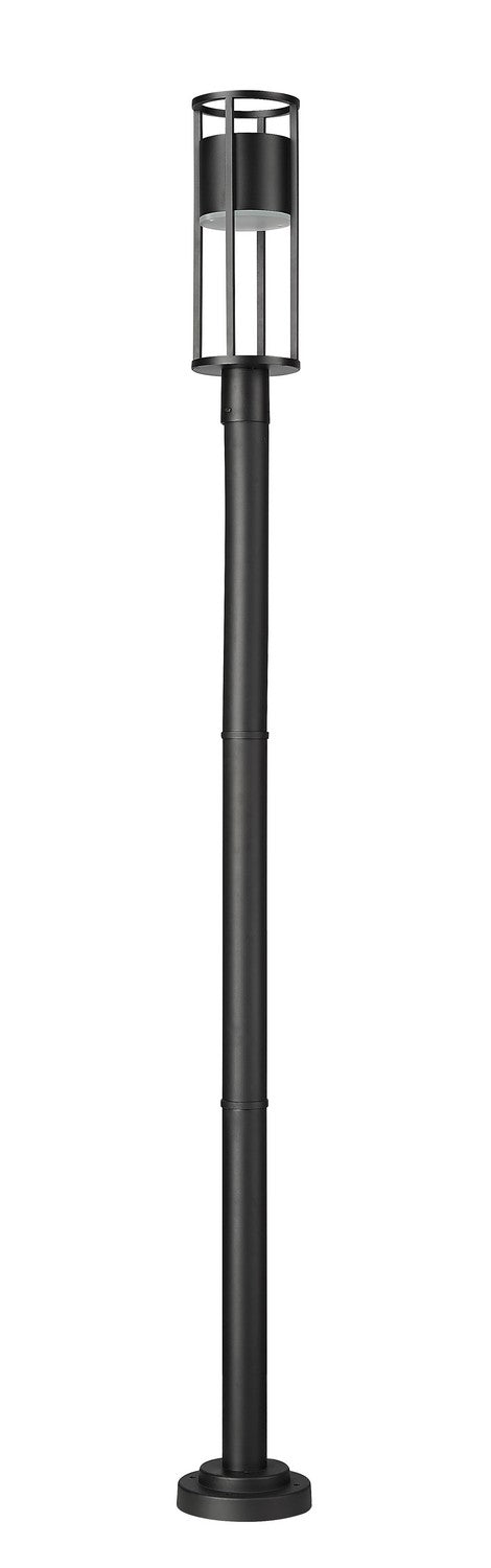 Z-Lite Lighting 517PHM-567P-BK-LED  Luca Outdoor Black