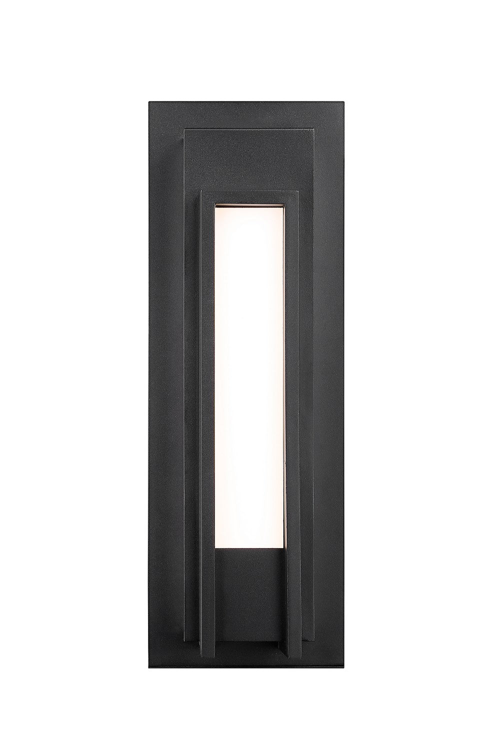 Z-Lite Lighting 520M-BK-LED Modern Keaton Outdoor Black