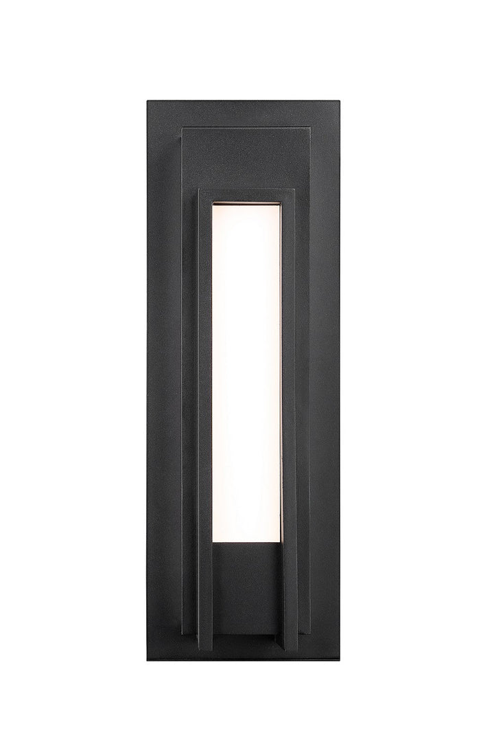 Z-Lite Lighting 520M-BK-LED Modern Keaton Outdoor Black