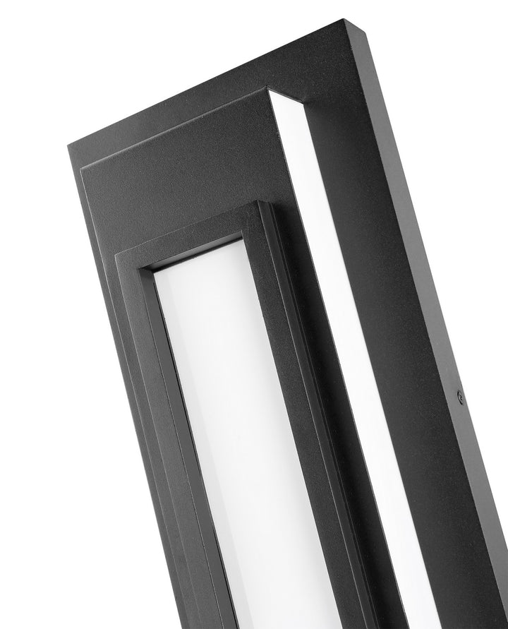 Z-Lite Lighting 520M-BK-LED Modern Keaton Outdoor Black
