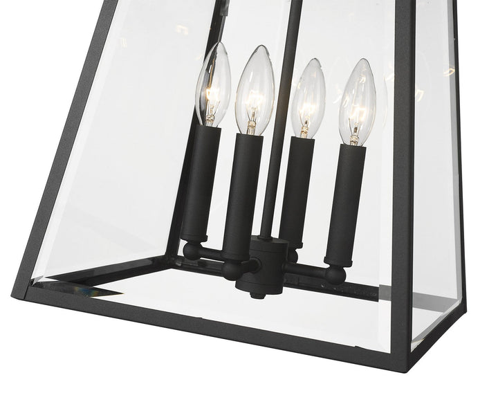 Z-Lite Lighting 521CHB-BK  Broughton Outdoor Black
