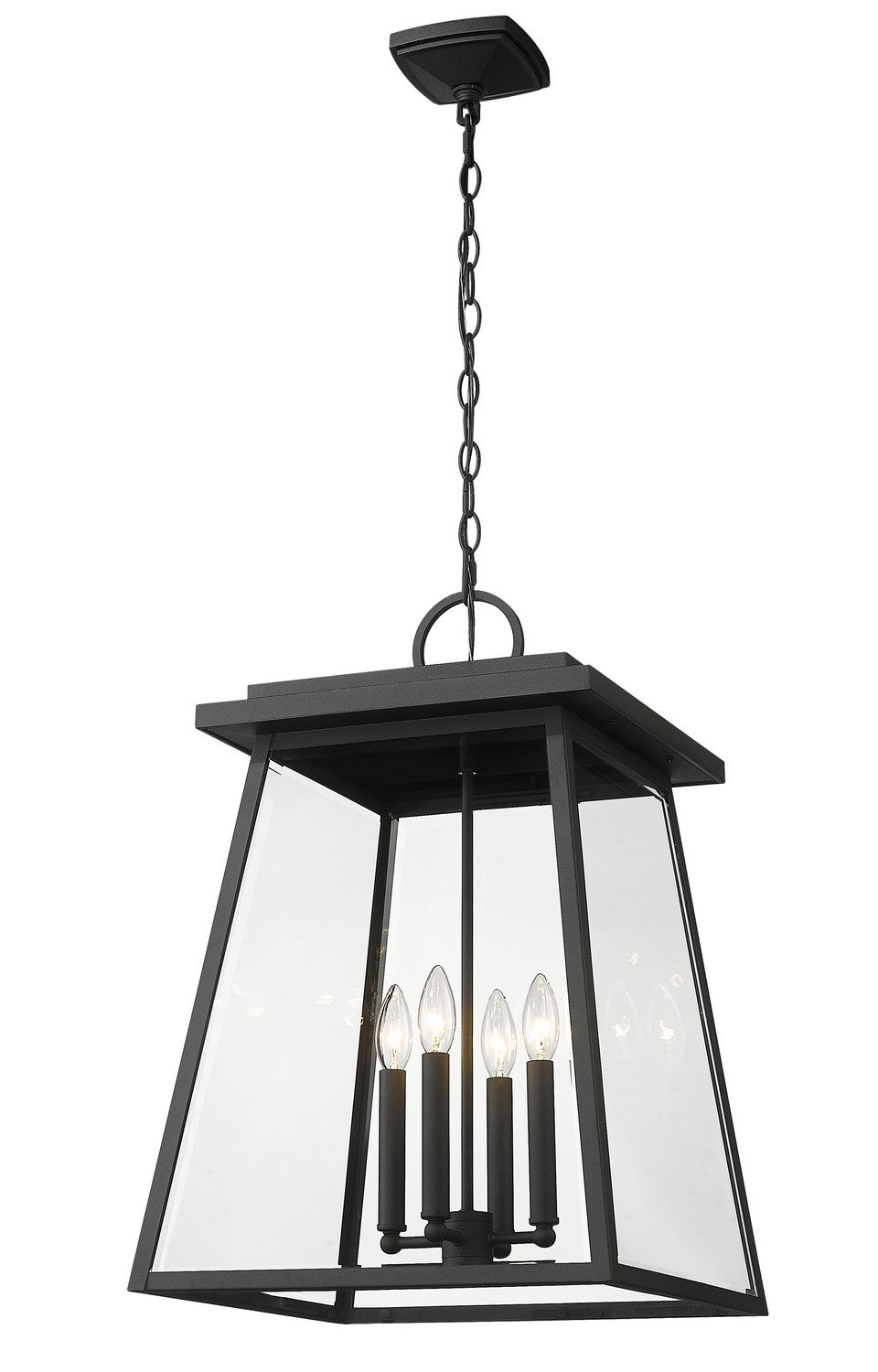 Z-Lite Lighting 521CHXL-BK  Broughton Outdoor Black