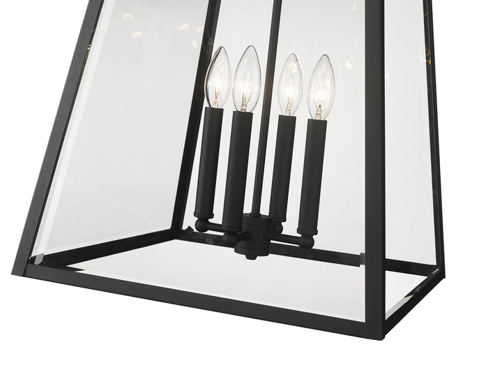 Z-Lite Lighting 521CHXL-BK  Broughton Outdoor Black