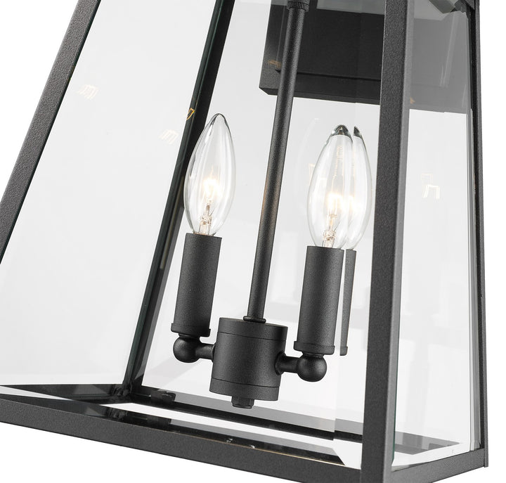 Z-Lite Lighting 521M-BK  Broughton Outdoor Black