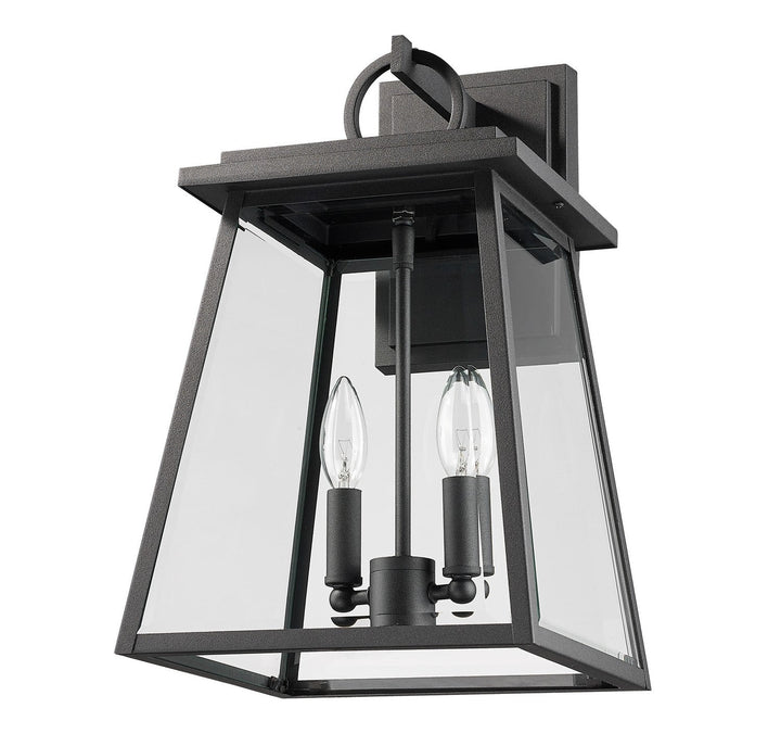 Z-Lite Lighting 521M-BK  Broughton Outdoor Black