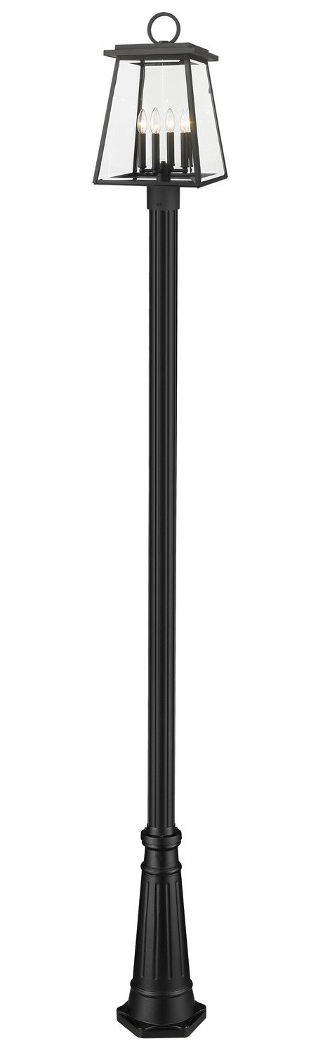 Z-Lite Lighting 521PHBR-519P-BK  Broughton Outdoor Black