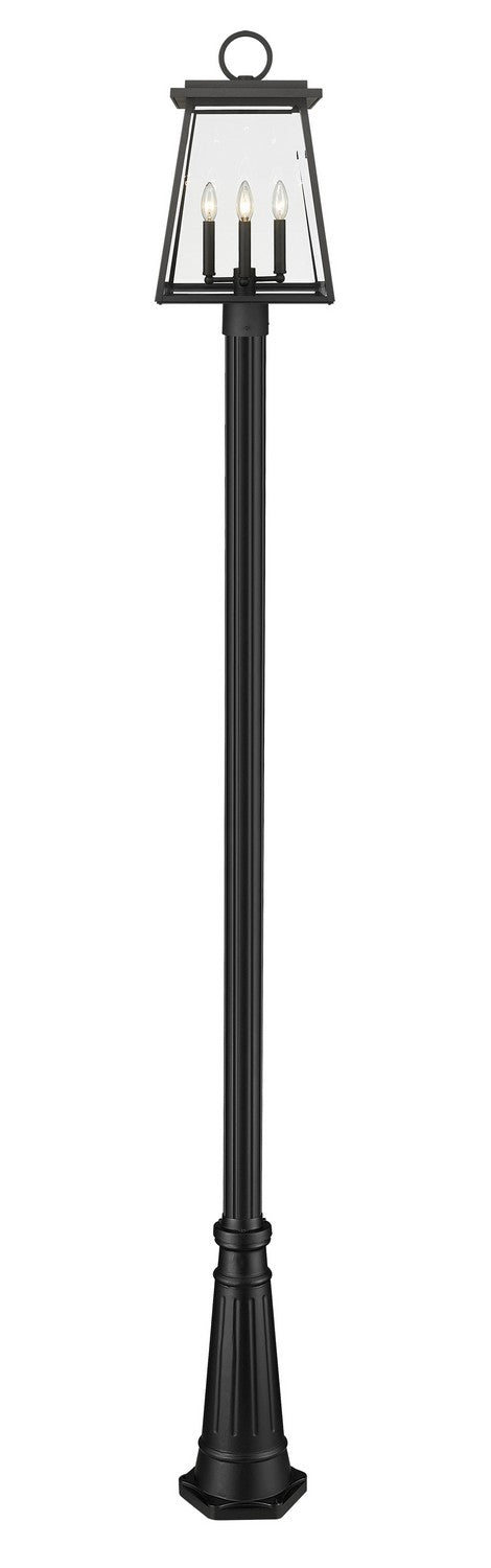 Z-Lite Lighting 521PHBR-519P-BK  Broughton Outdoor Black