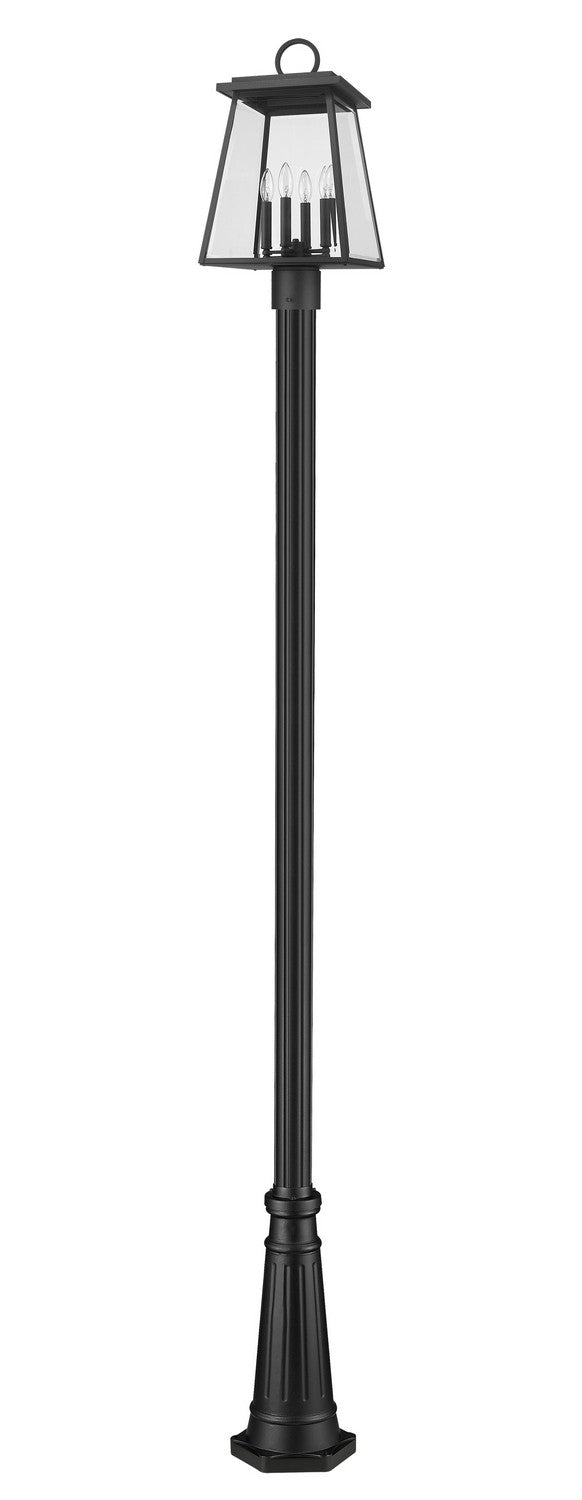 Z-Lite Lighting 521PHBR-519P-BK  Broughton Outdoor Black