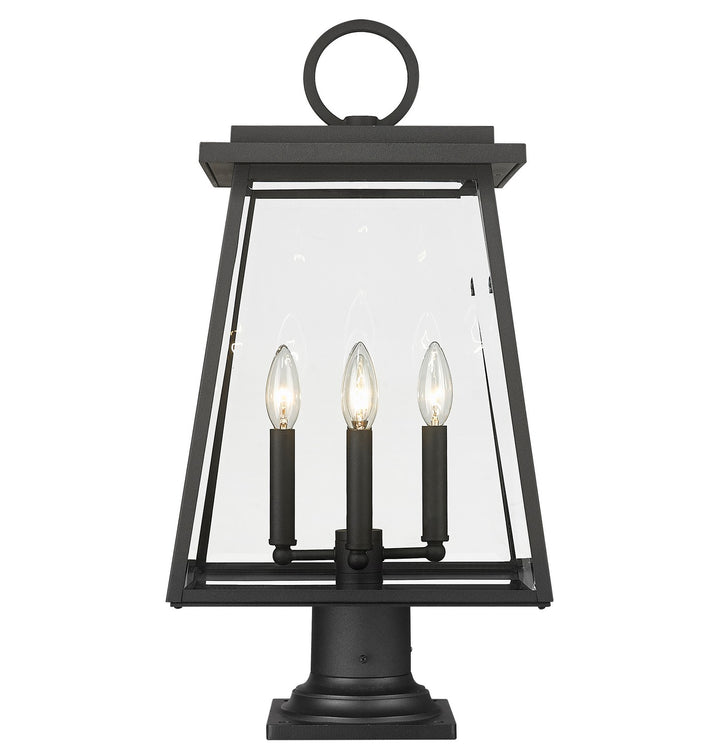 Z-Lite Lighting 521PHBR-533PM-BK  Broughton Outdoor Black