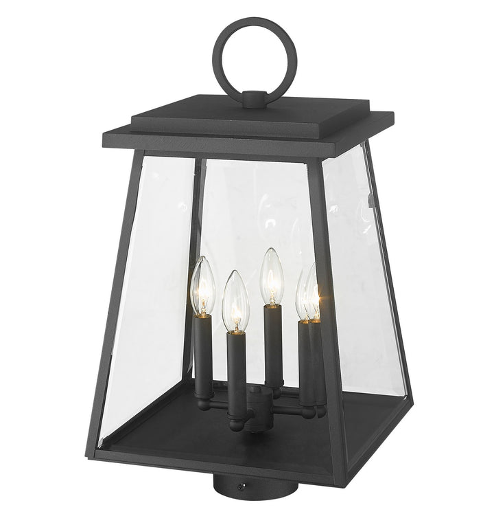Z-Lite Lighting 521PHBR-BK  Broughton Outdoor Black