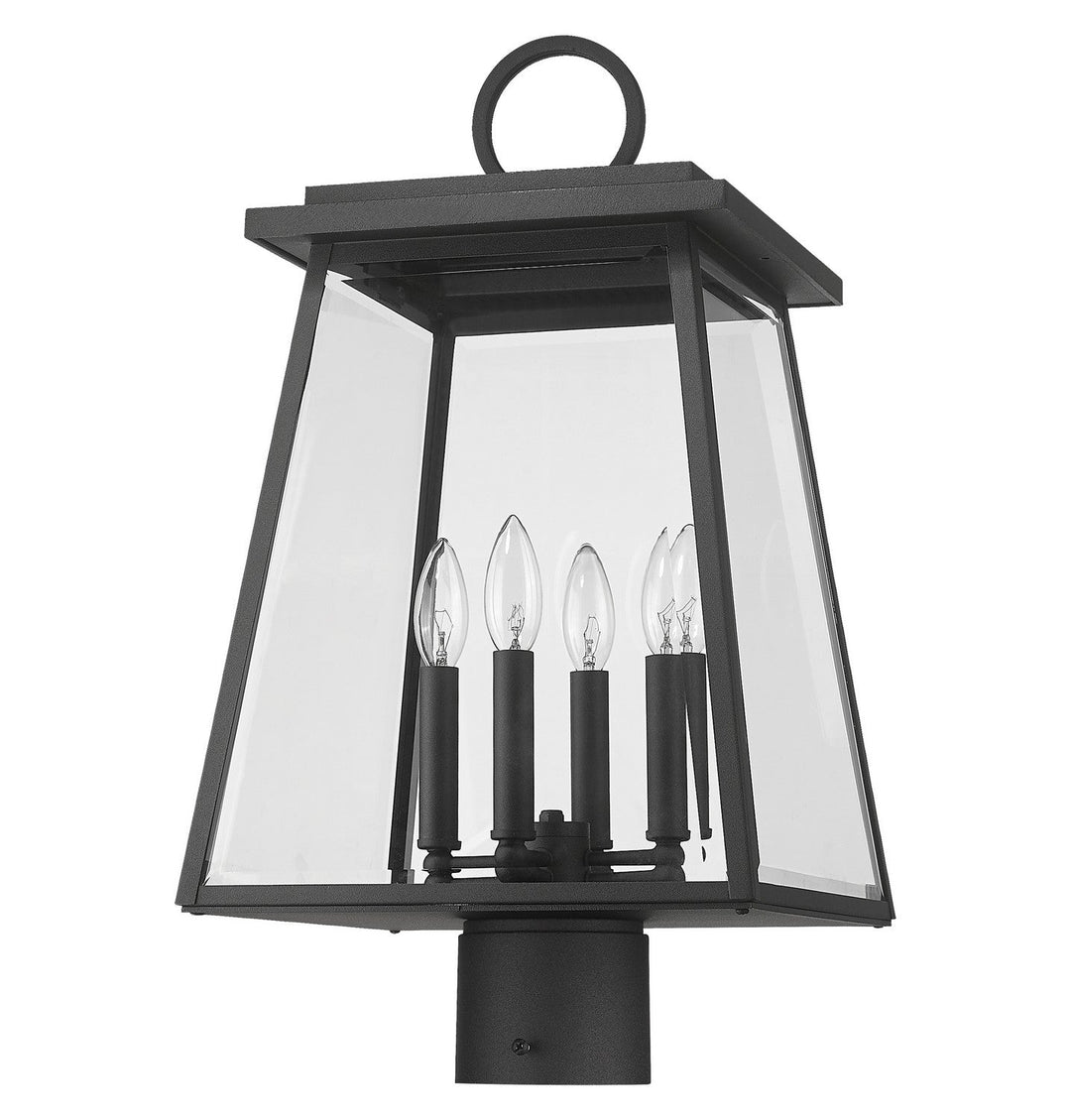 Z-Lite Lighting 521PHBR-BK  Broughton Outdoor Black