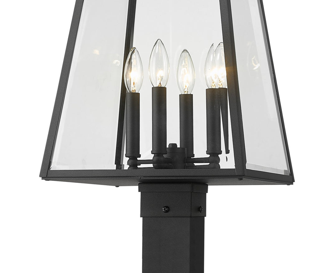 Z-Lite Lighting 521PHBS-536P-BK  Broughton Outdoor Black