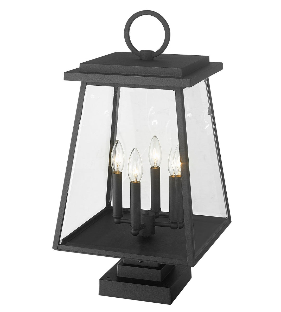 Z-Lite Lighting 521PHBS-SQPM-BK  Broughton Outdoor Black