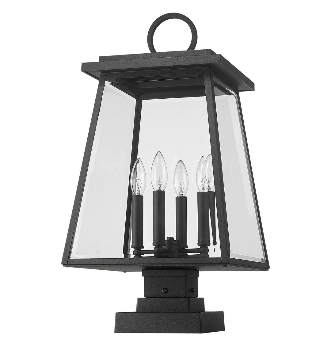 Z-Lite Lighting 521PHBS-SQPM-BK  Broughton Outdoor Black