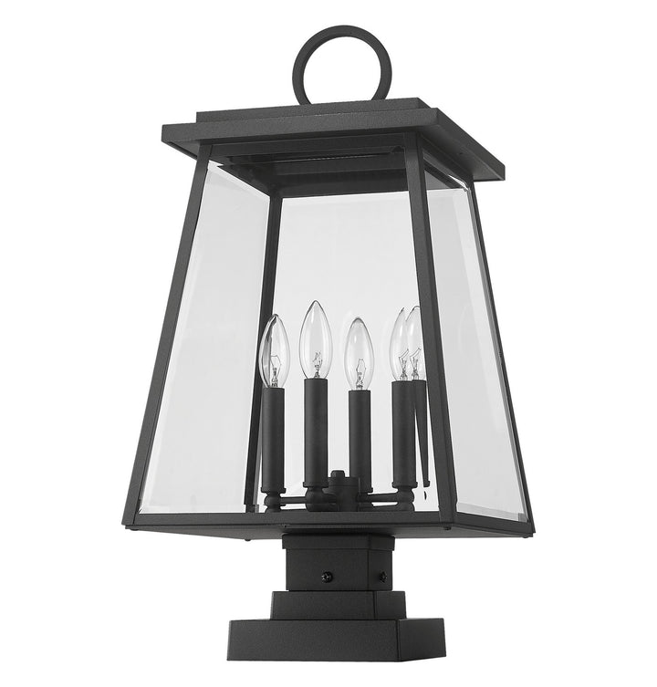 Z-Lite Lighting 521PHBS-SQPM-BK  Broughton Outdoor Black