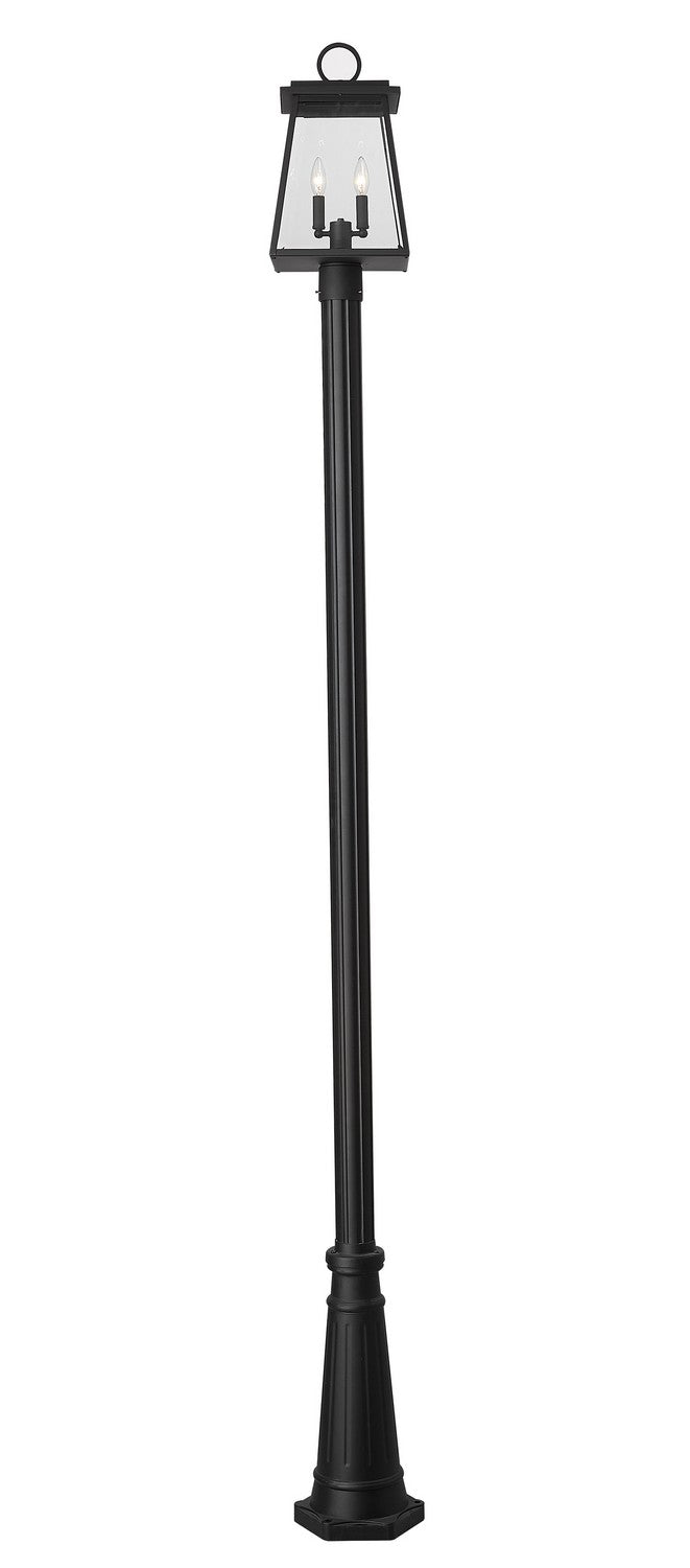 Z-Lite Lighting 521PHMR-519P-BK  Broughton Outdoor Black