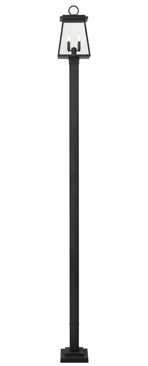 Z-Lite Lighting 521PHMS-536P-BK  Broughton Outdoor Black