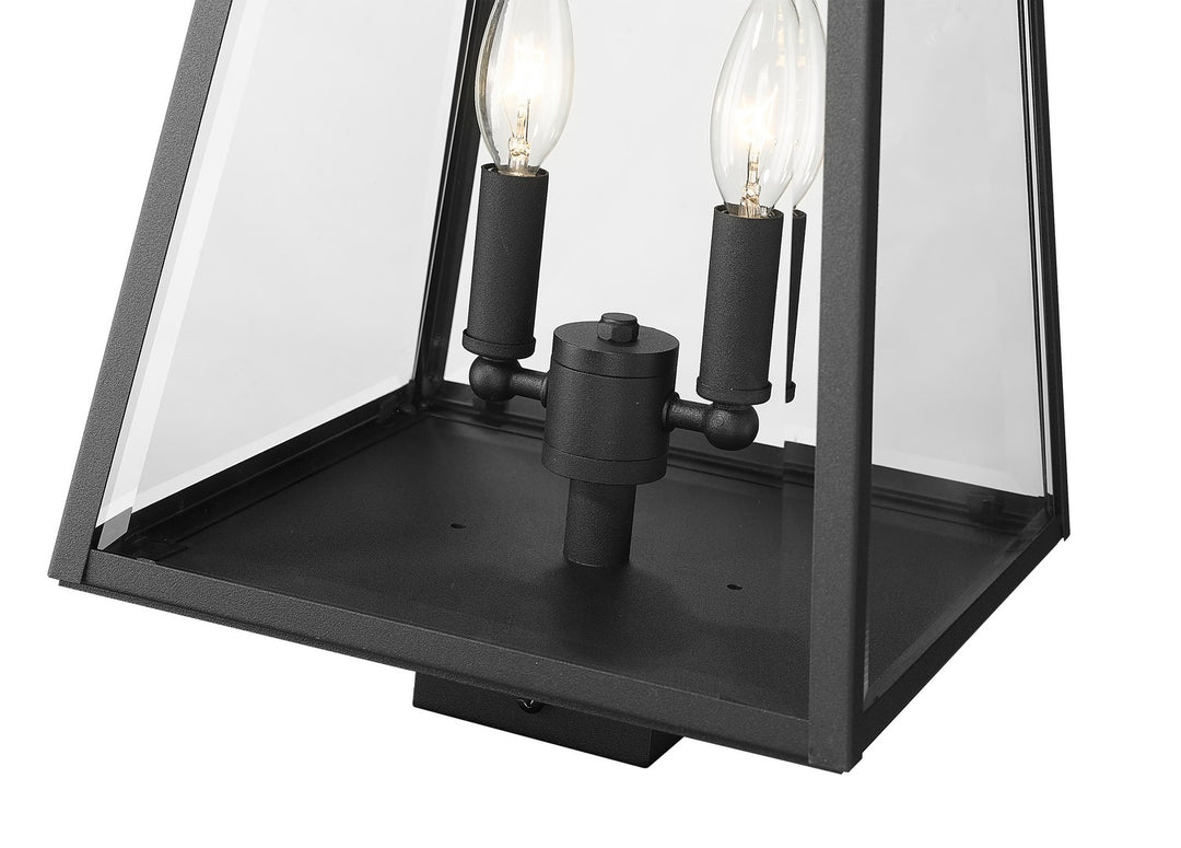 Z-Lite Lighting 521PHMS-BK  Broughton Outdoor Black