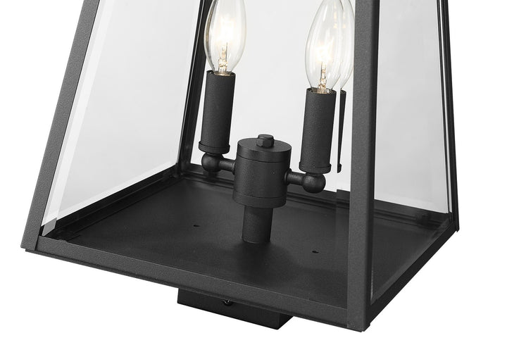 Z-Lite Lighting 521PHMS-BK  Broughton Outdoor Black