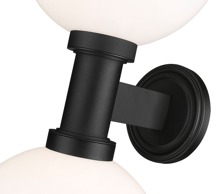 Z-Lite Lighting 597B2-BK Modern Laurent Outdoor Black