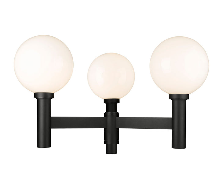 Z-Lite Lighting 597BP3-BK Modern Laurent Outdoor Black