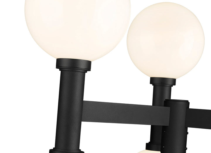 Z-Lite Lighting 597BP6-BK Modern Laurent Outdoor Black