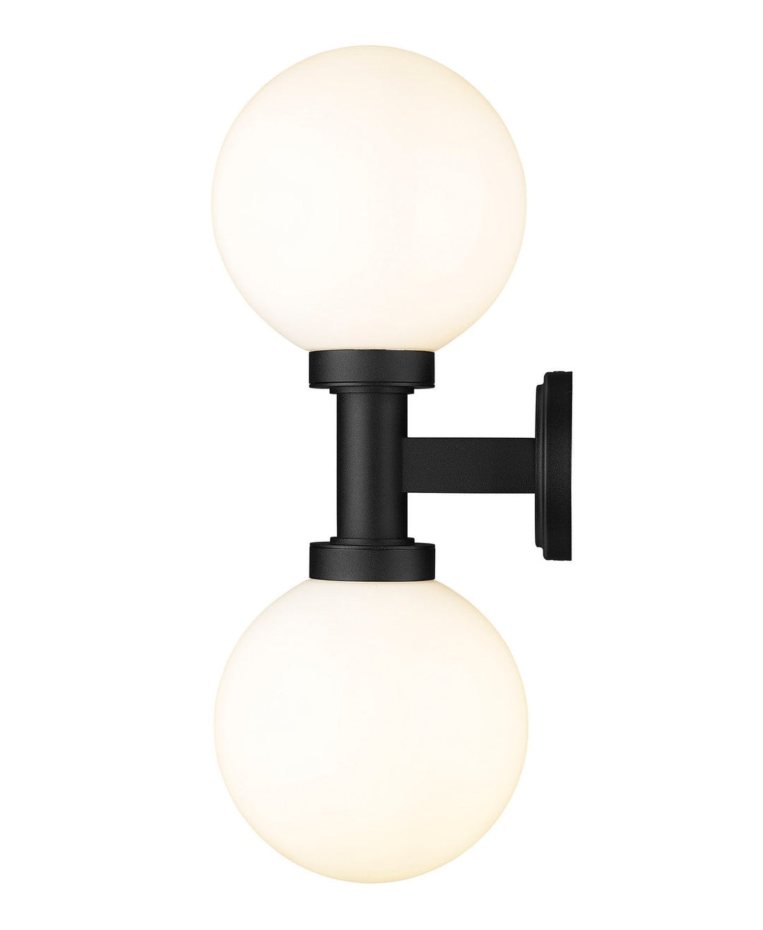 Z-Lite Lighting 597M2-BK Modern Laurent Outdoor Black