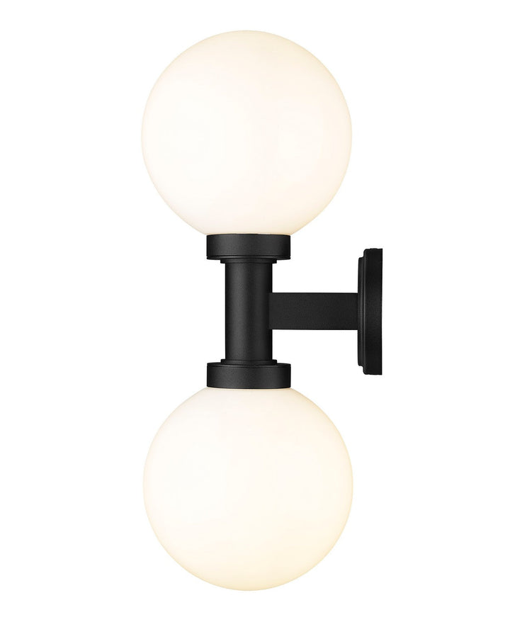 Z-Lite Lighting 597M2-BK Modern Laurent Outdoor Black