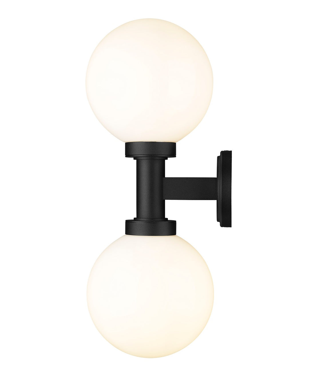 Z-Lite Lighting 597M2-BK Modern Laurent Outdoor Black