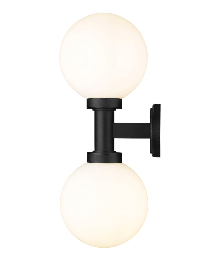 Z-Lite Lighting 597M2-BK Modern Laurent Outdoor Black
