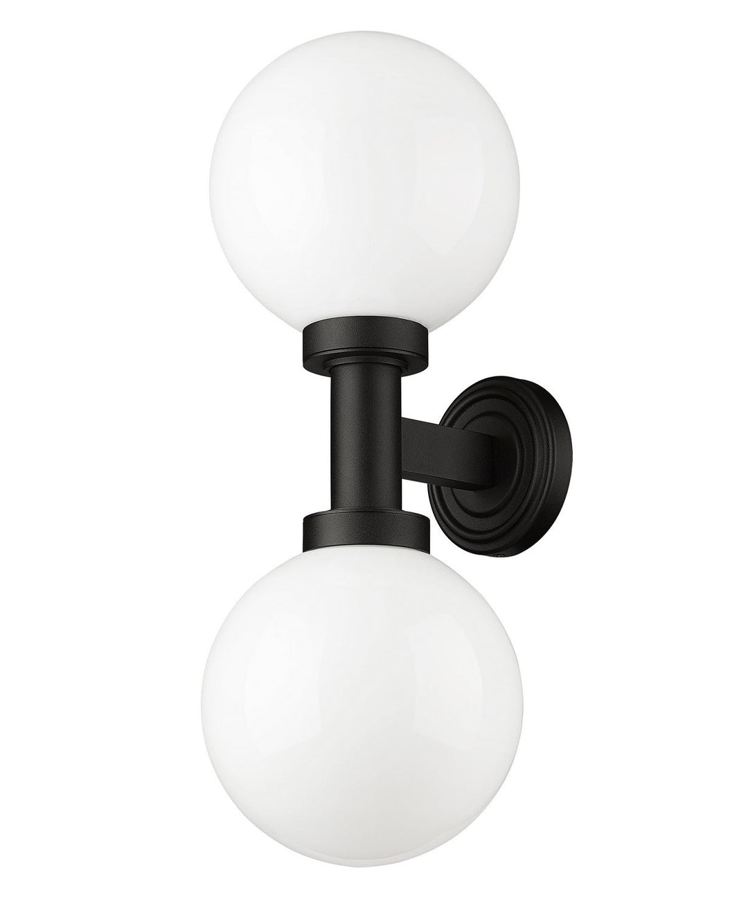 Z-Lite Lighting 597M2-BK Modern Laurent Outdoor Black