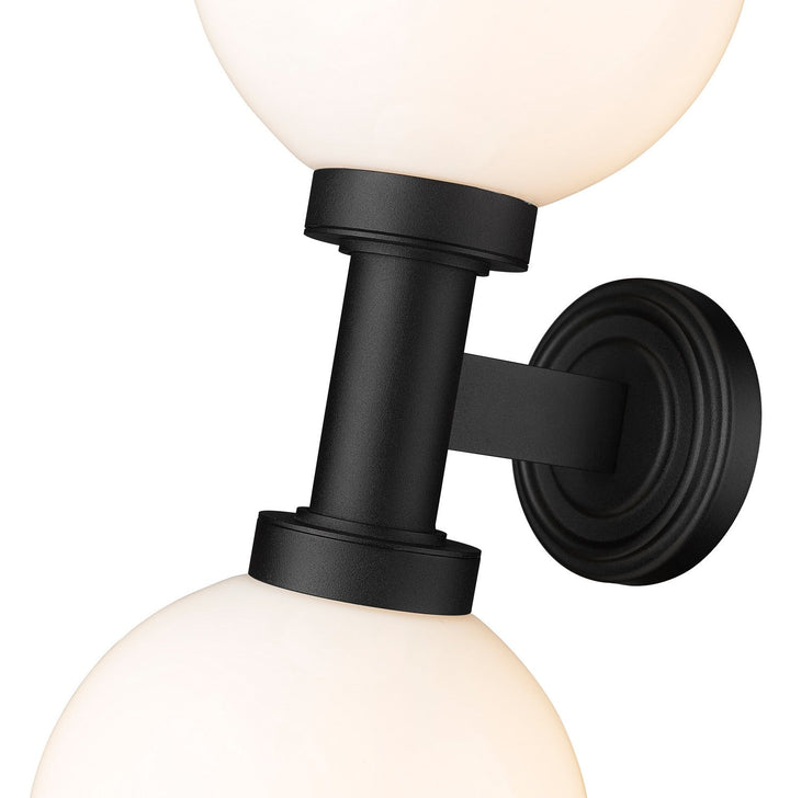 Z-Lite Lighting 597M2-BK Modern Laurent Outdoor Black