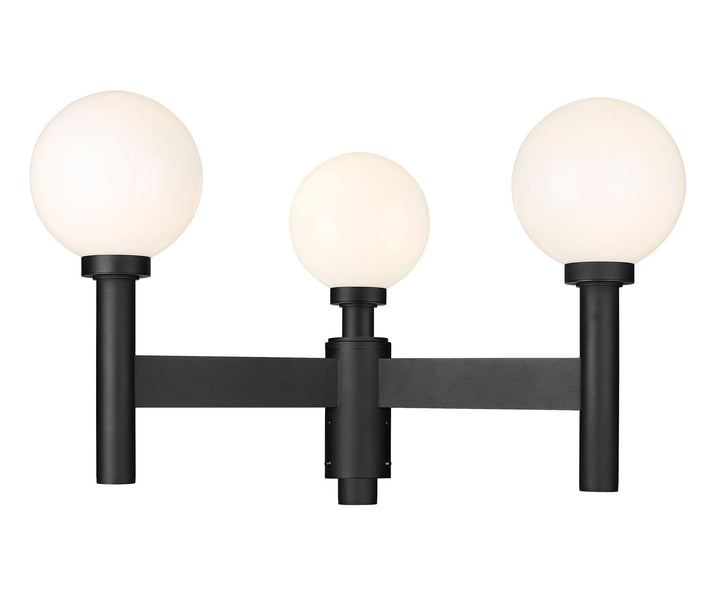 Z-Lite Lighting 597MP3-BK Modern Laurent Outdoor Black