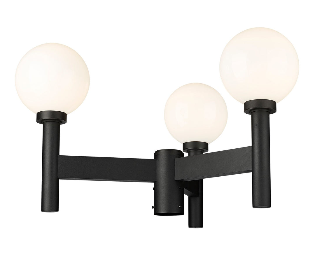 Z-Lite Lighting 597MP3-BK Modern Laurent Outdoor Black