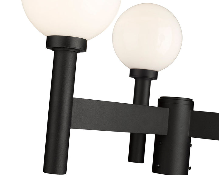 Z-Lite Lighting 597MP3-BK Modern Laurent Outdoor Black