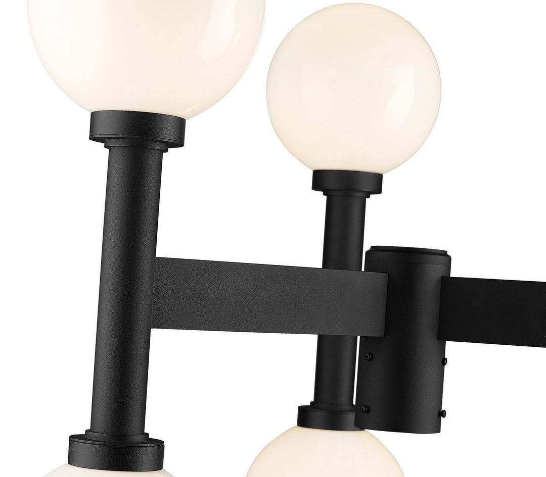 Z-Lite Lighting 597MP6-BK Modern Laurent Outdoor Black