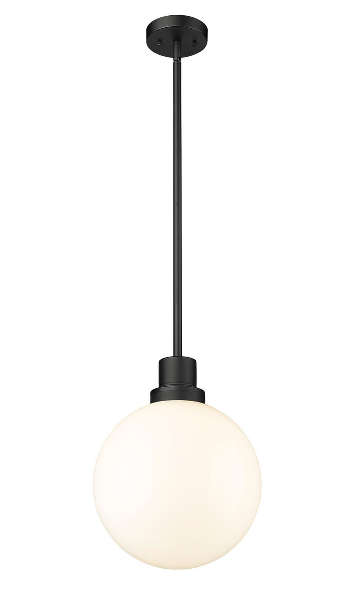 Z-Lite Lighting 597P12-BK Modern Laurent Outdoor Black