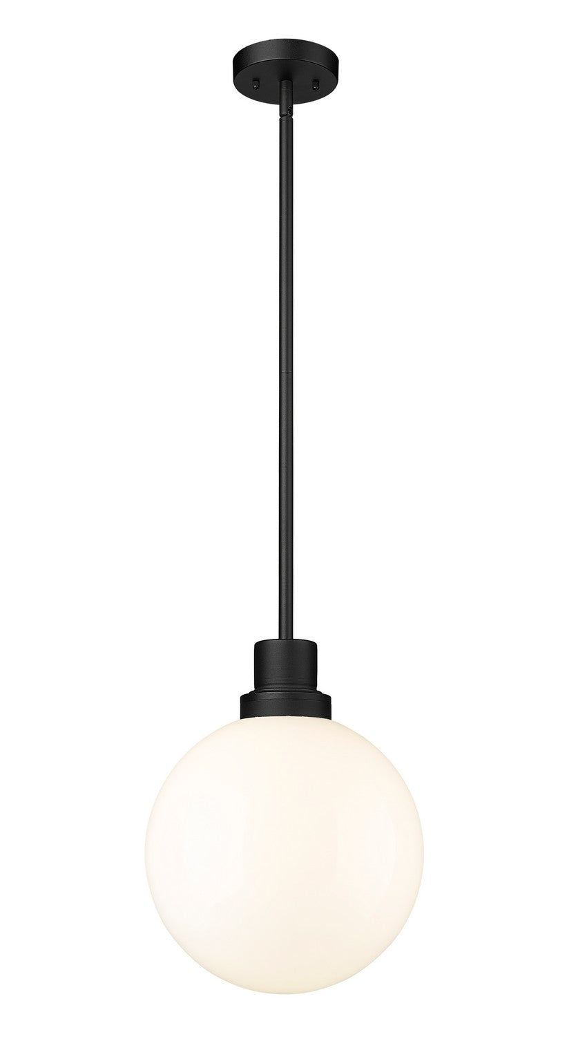 Z-Lite Lighting 597P12-BK Modern Laurent Outdoor Black