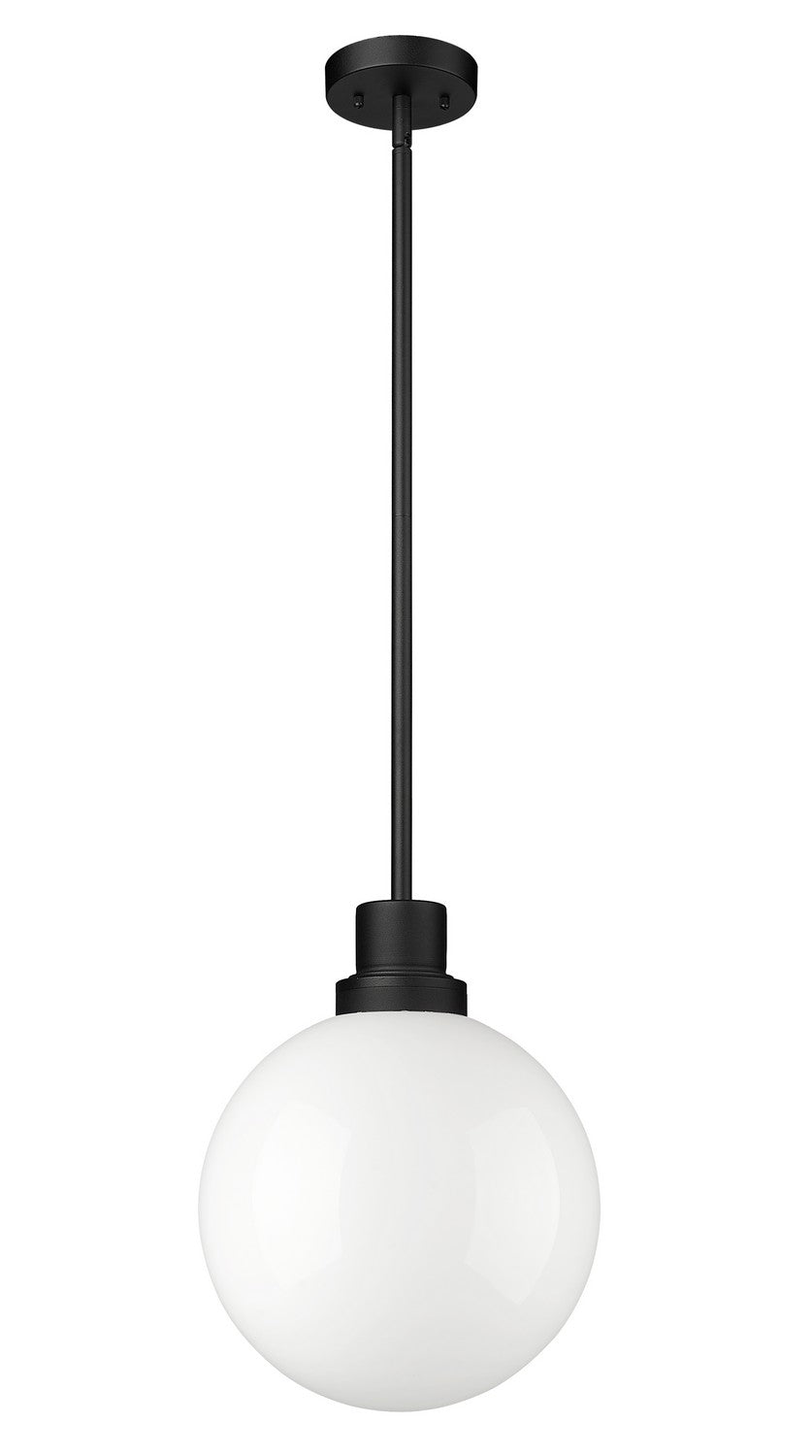 Z-Lite Lighting 597P12-BK Modern Laurent Outdoor Black