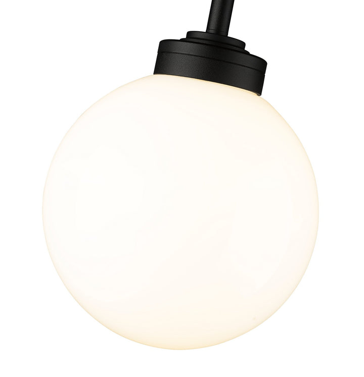 Z-Lite Lighting 597P8-BK Modern Laurent Outdoor Black