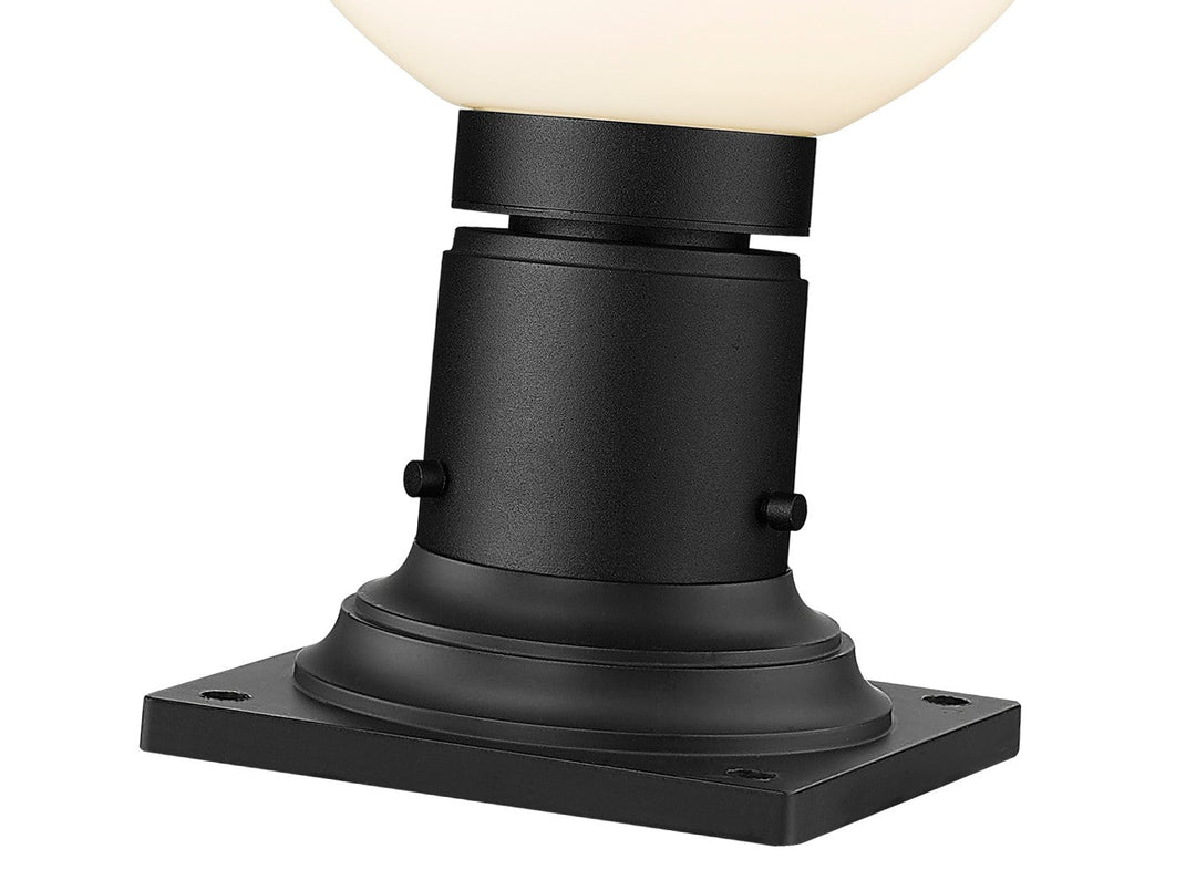 Z-Lite Lighting 597PHM-533PM-BK Modern Laurent Outdoor Black