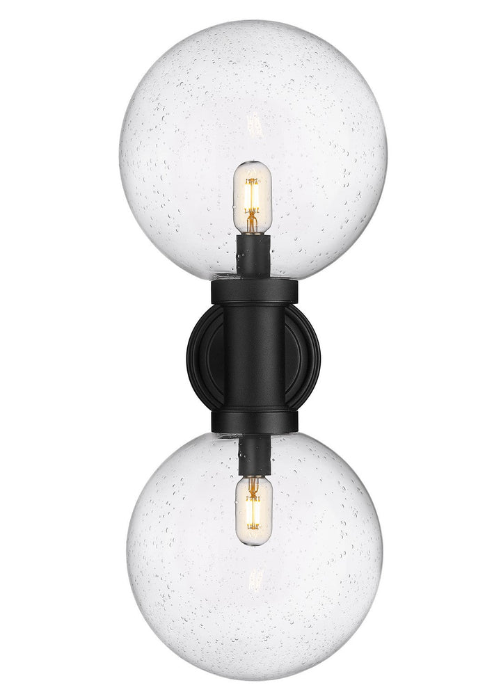 Z-Lite Lighting 599B2-BK Modern Laurent Outdoor Black