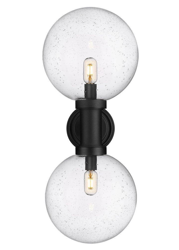 Z-Lite Lighting 599B2-BK Modern Laurent Outdoor Black
