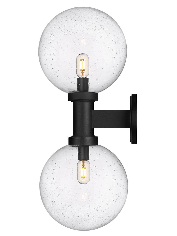 Z-Lite Lighting 599B2-BK Modern Laurent Outdoor Black